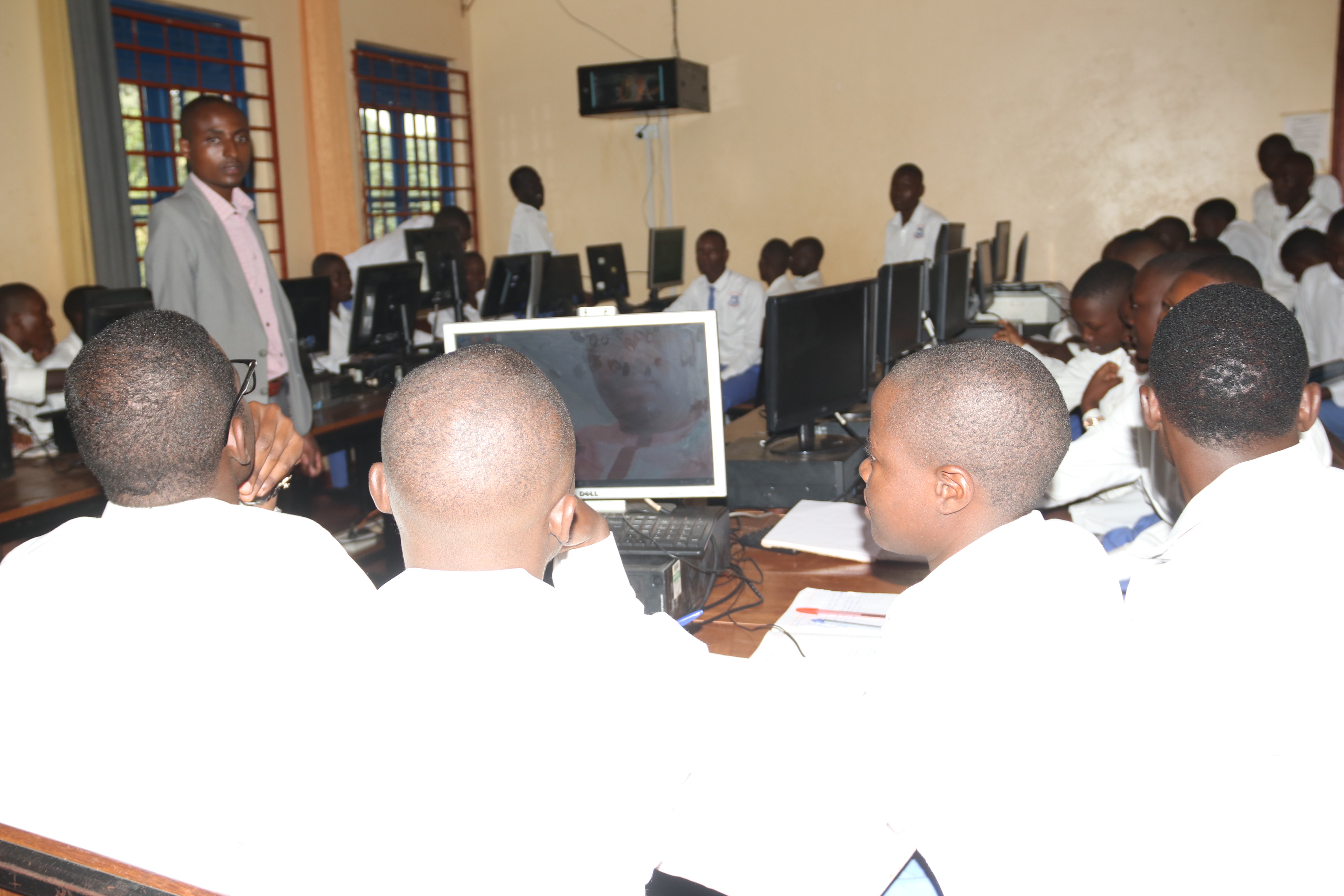 Students in ICT lab